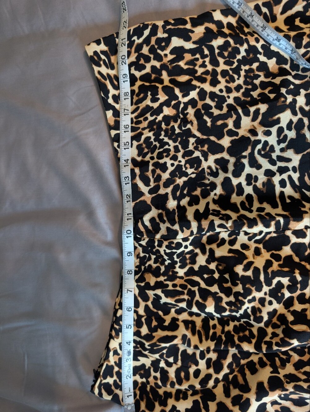 Eloquii 20 Cheetah Leopard Midi Skirt - Picture 6 of 7